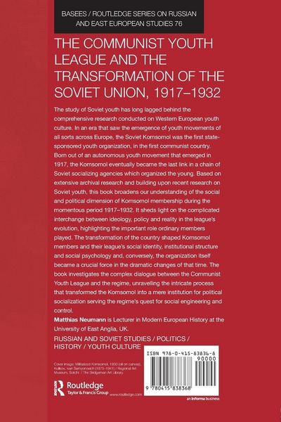 Produktbild: The Communist Youth League and the Transformation of the Soviet Union, 1917-1932
