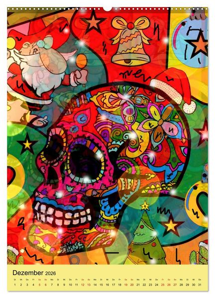 Produktbild: Nico Bielows Dia los Muertos (Wandkalender 2026 DIN A2 hoch), CALVENDO Monatskalender