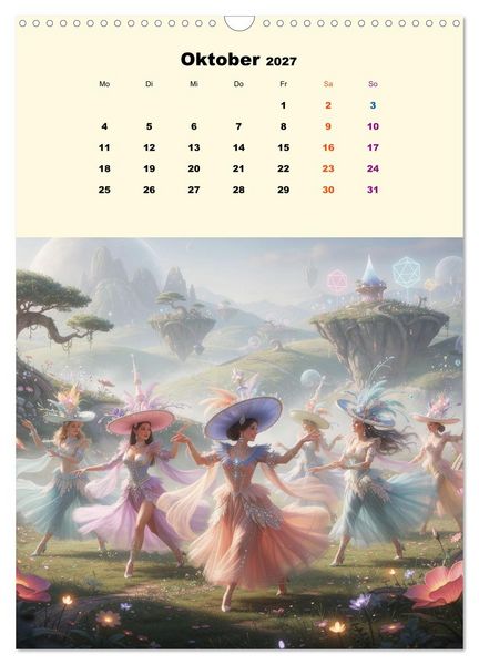 Produktbild: TraumT&auml;nzer - Schritte durch Zeit, Licht und Illusion (Wandkalender 2027 DIN A3 hoch), CALVENDO Monatskalender