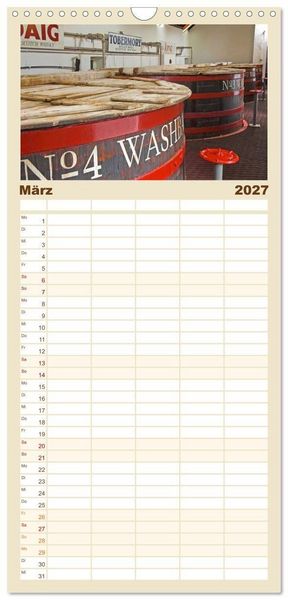 Produktbild: Familienplaner 2027 - Whisky: Reine Geschmacksache mit 5 Spalten (Wandkalender, 21 x 45 cm) CALVENDO