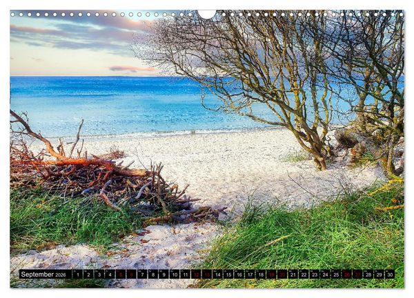 Produktbild: Fischland - Dar&szlig;- Zingst (Wandkalender 2026 DIN A3 quer), CALVENDO Monatskalender