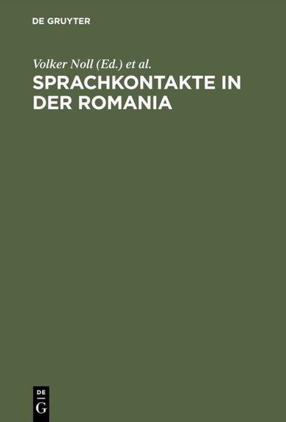 Produktbild: Sprachkontakte in der Romania