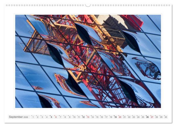 Produktbild: Spiegelnde Fassaden (hochwertiger Premium Wandkalender 2026 DIN A2 quer), Kunstdruck in Hochglanz
