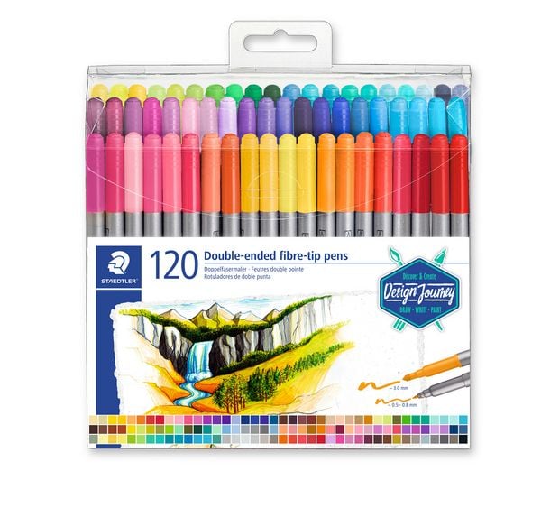 Produktbild: STAEDTLER Doppelfasermaler 120er Set