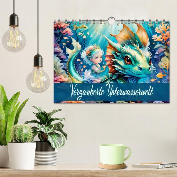Produktbild: Verzauberte Unterwasserwelt (Wandkalender 2026 DIN A4 quer), CALVENDO Monatskalender