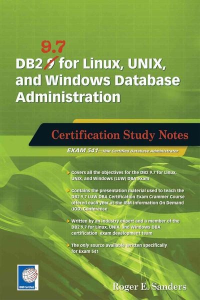 Produktbild: DB2 9.7 for Linux, UNIX, and Windows Database Administration