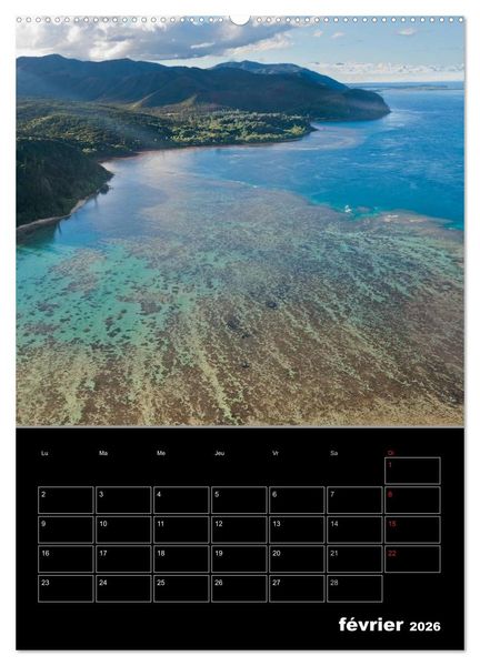 Produktbild: Paysages cal&eacute;doniens (Calendrier mural 2026 DIN A2 horizontal) calendrier de bureau