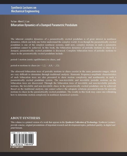 Produktbild: Bifurcation Dynamics of a Damped Parametric Pendulum