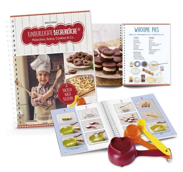 Produktbild: Kinderleichte Becherküche - Plätzchen, Kekse, Cookies & Co. (Band 3)