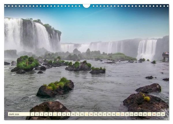 Produktbild: Iguazu Wasserf&auml;lle - S&uuml;damerika (Wandkalender 2026 DIN A3 quer), CALVENDO Monatskalender