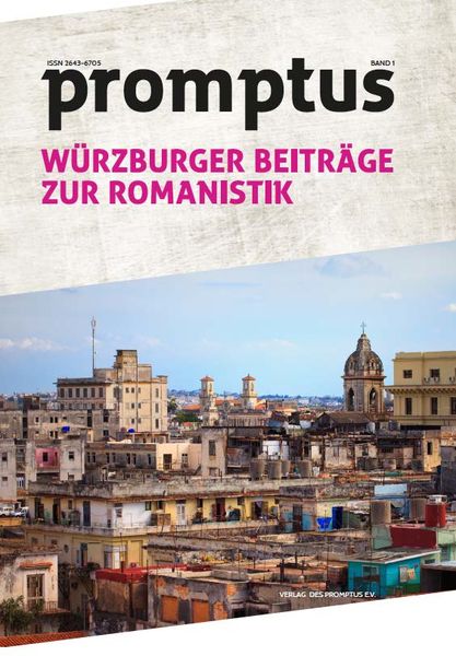 Promptus - Würzburger Beiträge zur Romanistik, Paperback von , Promptus, 9783946101000