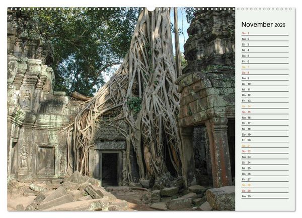 Produktbild: Asien - Thailand und Kambodscha (hochwertiger Premium Wandkalender 2026 DIN A2 quer), Kunstdruck in Hochglanz