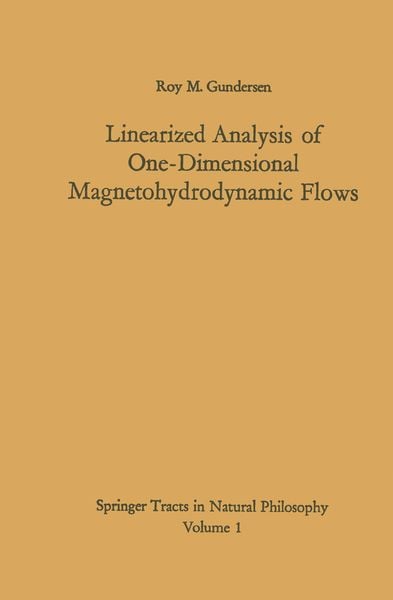 Produktbild: Linearized Analysis of One-Dimensional Magnetohydrodynamic Flows