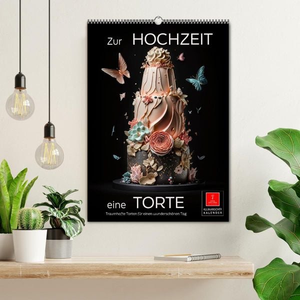 Produktbild: Zur Hochzeit eine Torte (Wandkalender 2026 DIN A2 hoch), CALVENDO Monatskalender