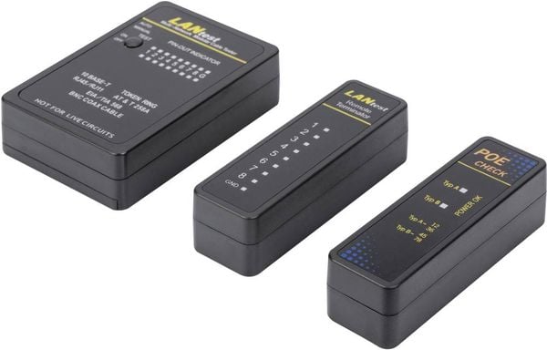 Digitus DN-14001-1 Netzwerktester Passend für (Netzwerk-Spezifikationen (CAT)): CAT 3, CAT 5, CAT 6, CAT 7a