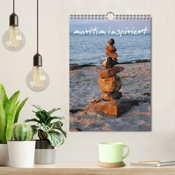 Produktbild: maritim inspiriert / Geburtstagskalender (Wandkalender 2026 DIN A4 hoch), CALVENDO Monatskalender