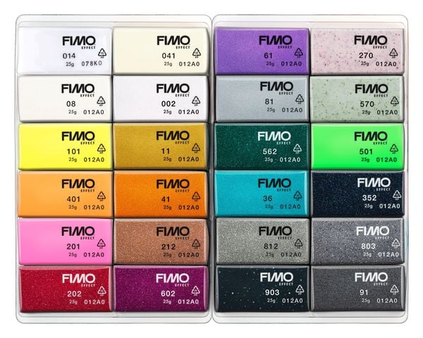 Produktbild: STAEDTLER Modelliermasse FIMO&reg; effect 24er Set