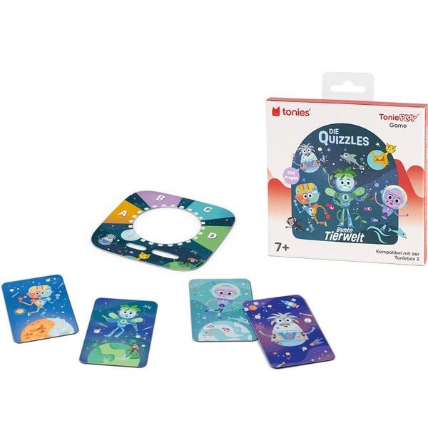 Produktbild: Tonies - Die Quizzles: Bunte Tierwelt (Tonieplay Game S)