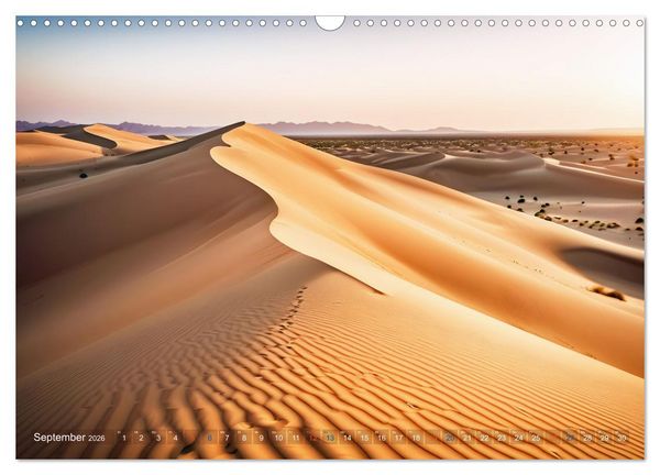 Produktbild: Sandd&uuml;nen In der W&uuml;ste und am Meer (Wandkalender 2026 DIN A3 quer), CALVENDO Monatskalender