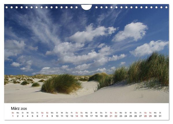Produktbild: Insel Amrum - Ein Juwel unterm norddeutschen Himmel (Wandkalender 2026 DIN A4 quer), CALVENDO Monatskalender