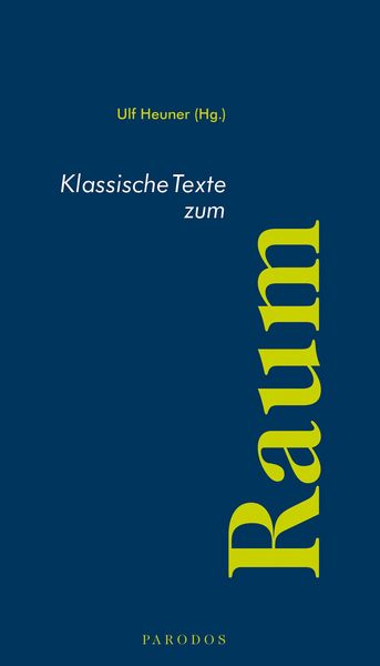 Produktbild: Klassische Texte zum Raum