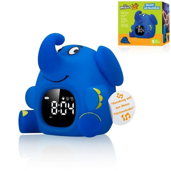 Produktbild: Bresser 14675 - DieMaus Lichtwecker f&uuml;r Kinder, Elefant