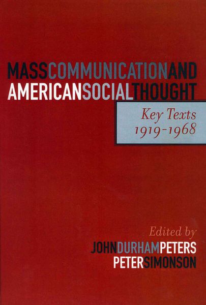 Produktbild: Mass Communication and American Social Thought