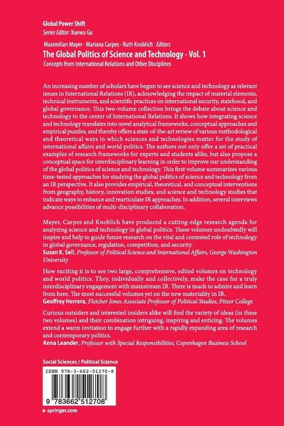 Produktbild: The Global Politics of Science and Technology - Vol. 1