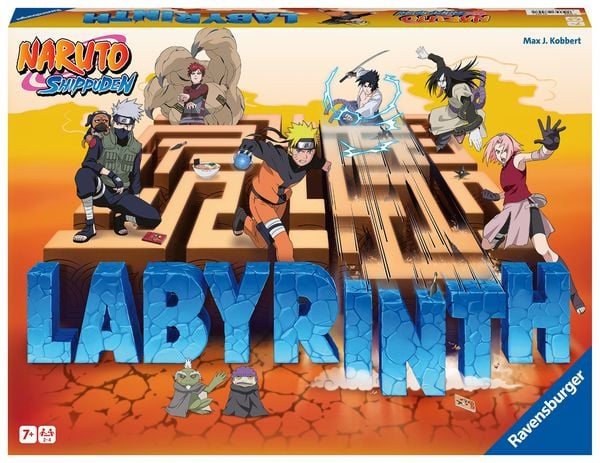 Produktbild: Naruto Shippuden Labyrinth - Gesellschaftsspiel & Brettspiel ab 7 Jahre