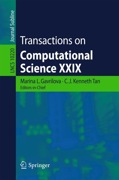 Produktbild: Transactions on Computational Science XXIX
