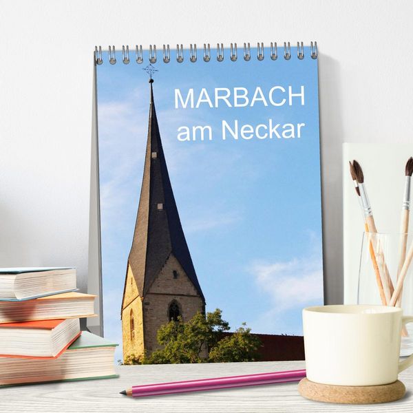 Produktbild: Marbach am Neckar (Tischkalender 2026 DIN A5 hoch), CALVENDO Monatskalender