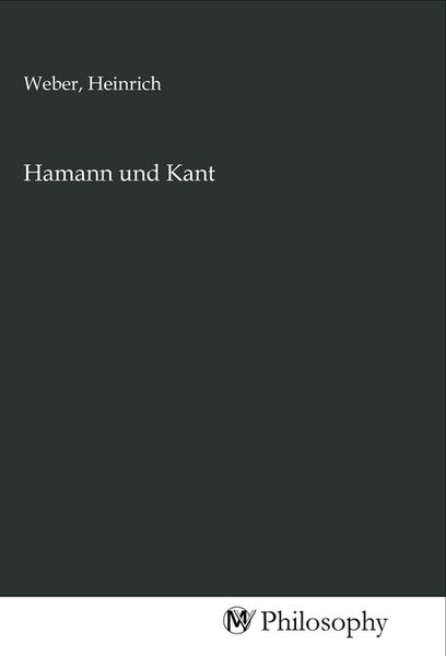 Produktbild: Hamann und Kant