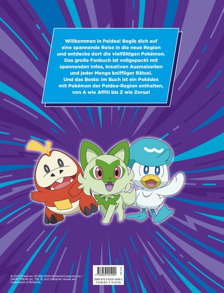 Produktbild: Pok&eacute;mon: Das gro&szlig;e Paldea-Fanbuch