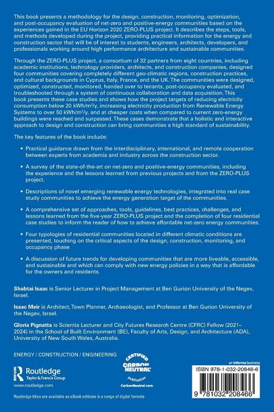 Produktbild: Net-Zero and Positive Energy Communities