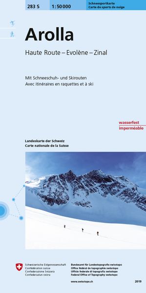 Produktbild: 283S Arolla Schneesportkarte