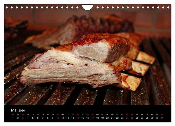 Produktbild: BBQ Lecker Grillen (Wandkalender 2026 DIN A4 quer), CALVENDO Monatskalender