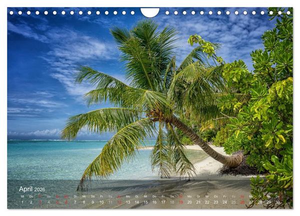 Produktbild: Malediven Impressionen aus dem Paradies (Wandkalender 2026 DIN A4 quer), CALVENDO Monatskalender