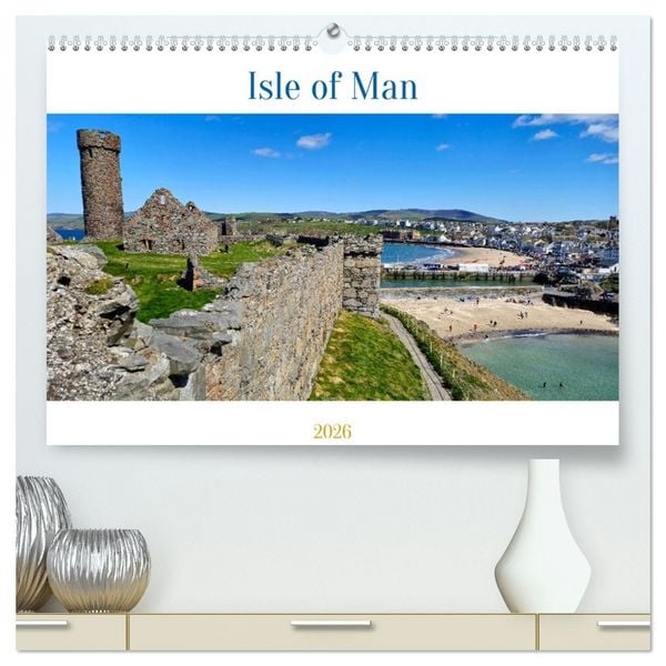 Isle of Man (hochwertiger Premium Wandkalender 2026 DIN A2 quer), Kunstdruck in Hochglanz