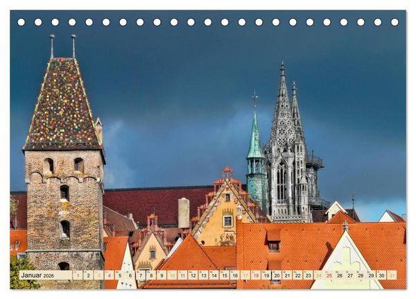 Produktbild: B&uuml;hne frei f&uuml;r Ulm an der Donau (Tischkalender 2026 DIN A5 quer), CALVENDO Monatskalender