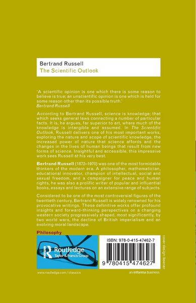 Produktbild: The Scientific Outlook