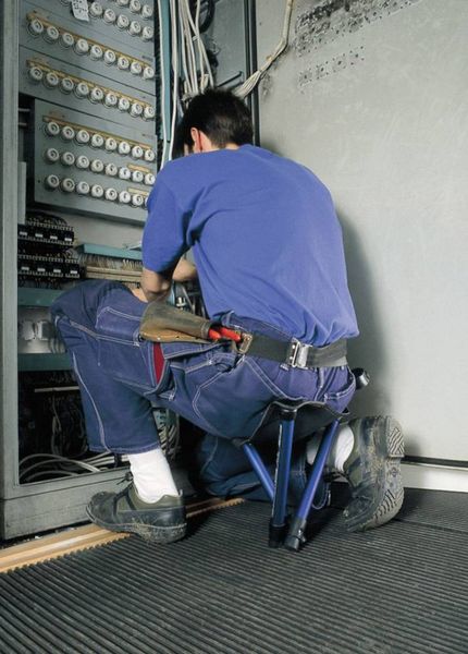 Produktbild: Walkstool Comfort XL Klapphocker Schwarz, Silber 63547 Belastbarkeit (Gewicht) (max.) 225 kg