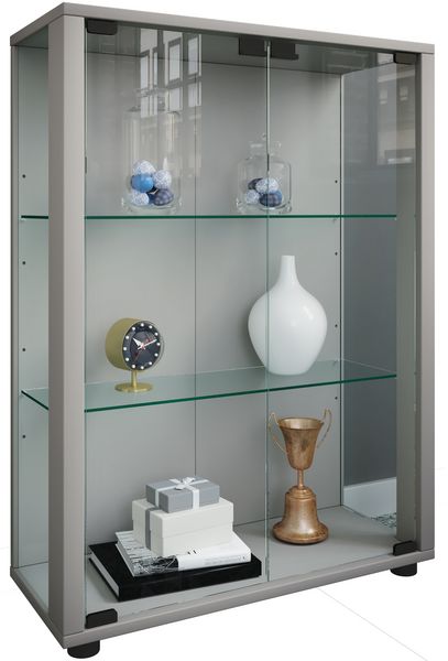 Produktbild: Holz Glas Stand Vitrine Sammelvitrine Sintalo