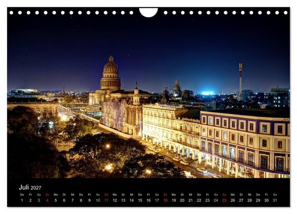 Produktbild: Havanna - Ansichten einer bemerkenswerten Stadt (Wandkalender 2027 DIN A4 quer), CALVENDO Monatskalender