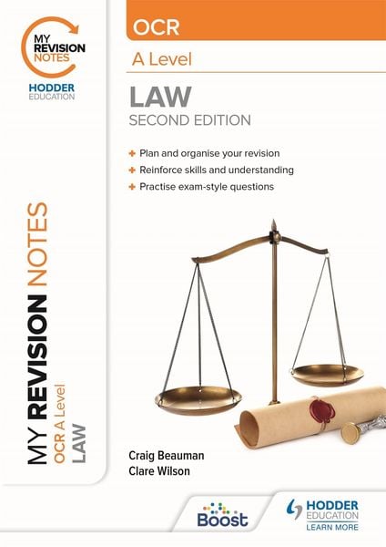 Produktbild: My Revision Notes: OCR A Level Law Second Edition