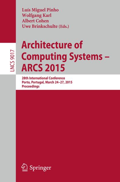 Produktbild: Architecture of Computing Systems &ndash; ARCS 2015
