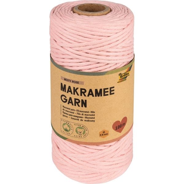 Produktbild: FOLIA&reg; Garn Makramee, Misty Rose