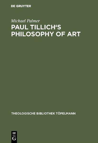 Produktbild: Paul Tillich's Philosophy of Art