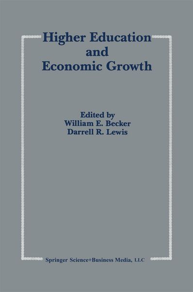 Produktbild: Higher Education and Economic Growth