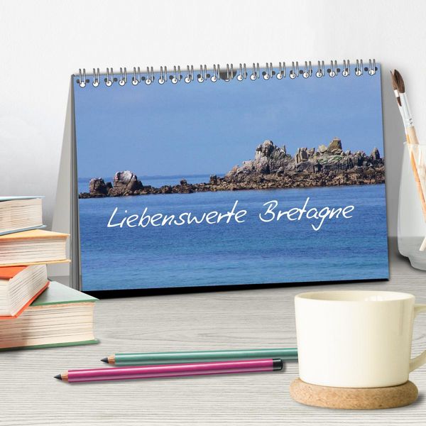 Produktbild: Liebenswerte Bretagne (Tischkalender 2026 DIN A5 quer), CALVENDO Monatskalender