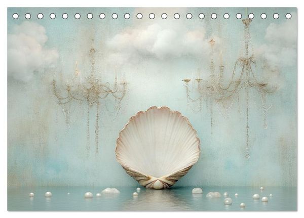 Produktbild: Sandgefl&uuml;ster und Muschelzauber (Tischkalender 2026 DIN A5 quer), CALVENDO Monatskalender
